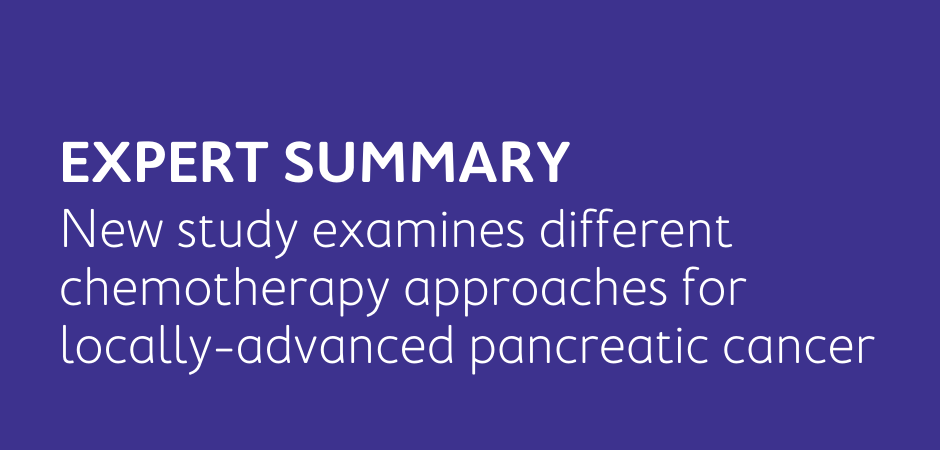 different chemotherapy approaches for pancreatic cancer