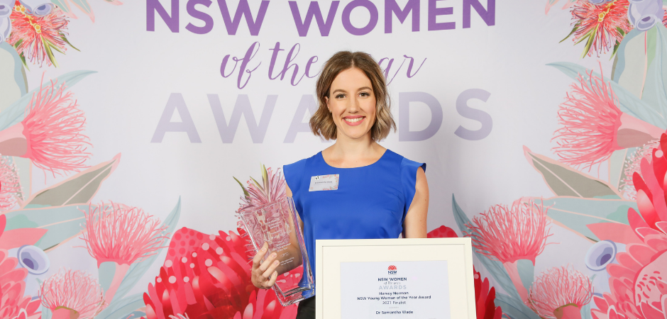 Pancare-supported Researcher awarded as NSW Young Woman of the Year
